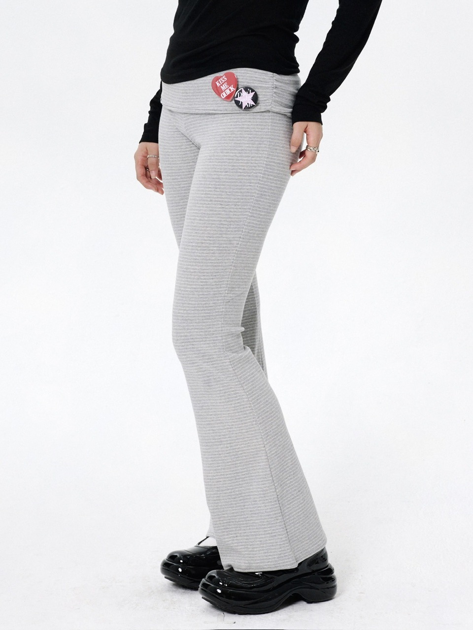 【runningHIGH】FOLDING WAIST EASY PANTS / 【ランニングハイ】フォールディングウエストイージーパンツ