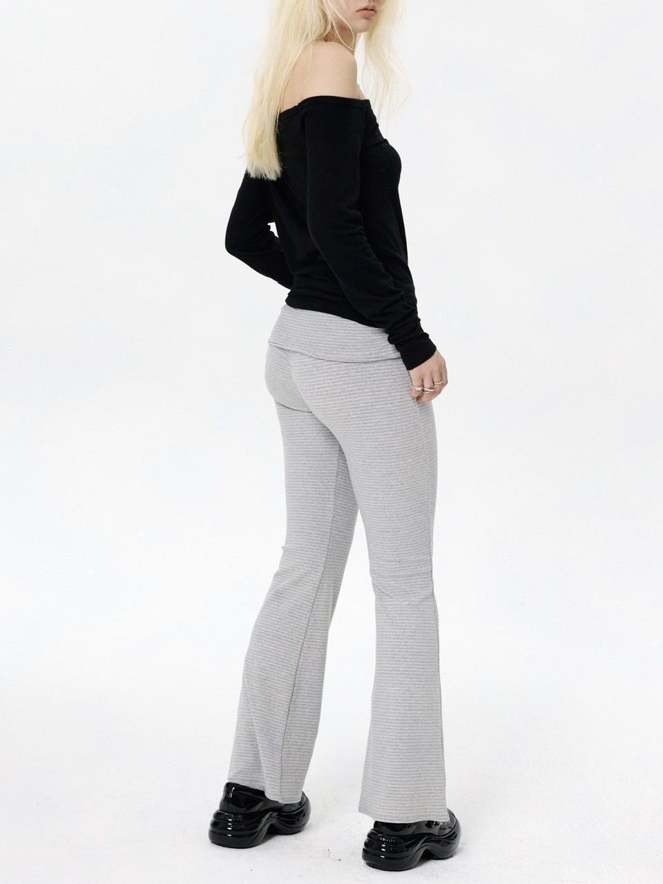 【runningHIGH】FOLDING WAIST EASY PANTS / 【ランニングハイ】フォールディングウエストイージーパンツ