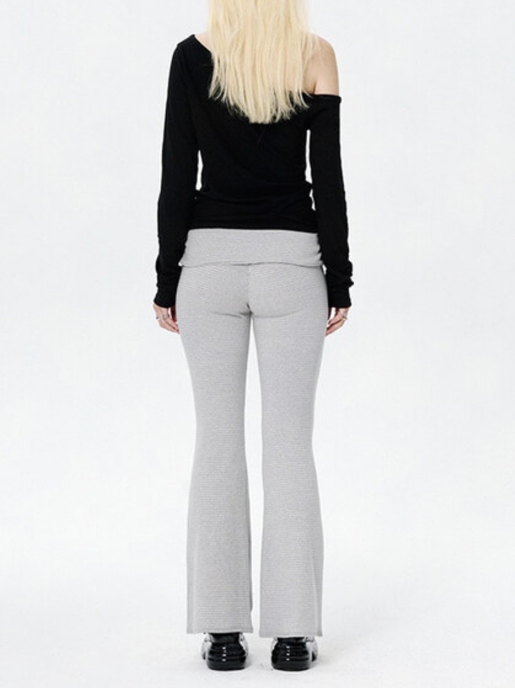 【runningHIGH】FOLDING WAIST EASY PANTS / 【ランニングハイ】フォールディングウエストイージーパンツ