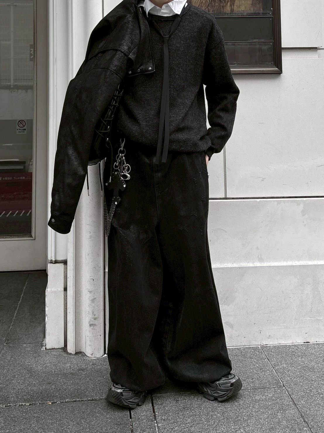 受注制【nmtc +】shoulder button knit / 【エヌエムティーシープラス】肩ボタンニット (3color)