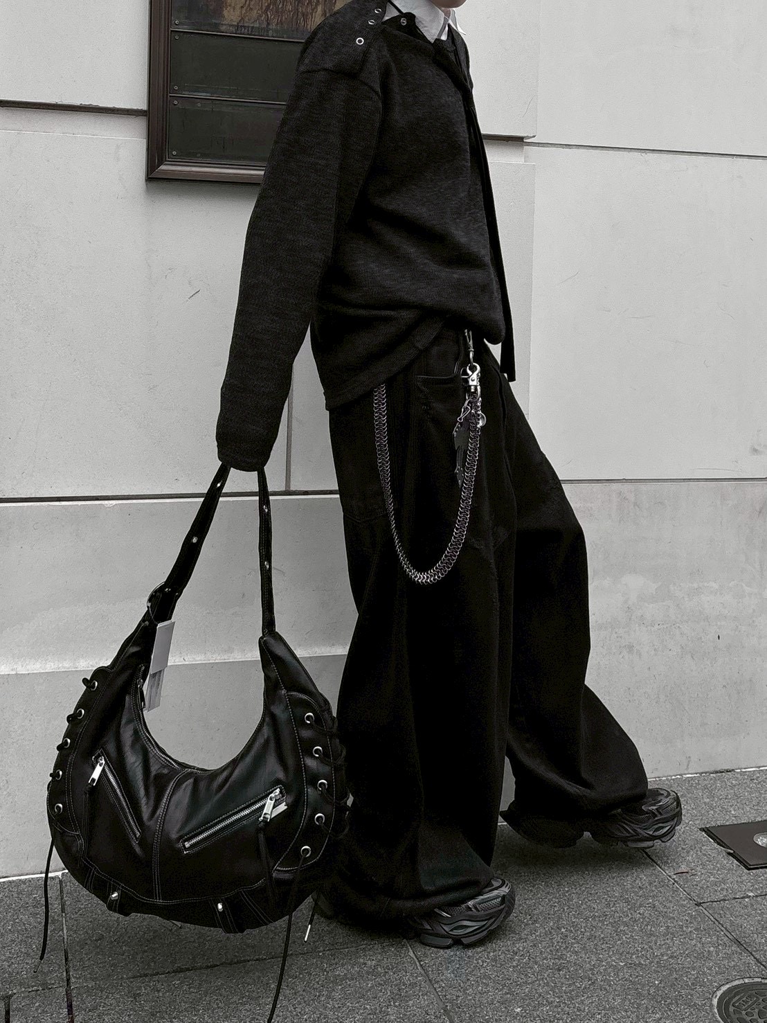 受注制【nmtc +】shoulder button knit / 【エヌエムティーシープラス】肩ボタンニット (3color)