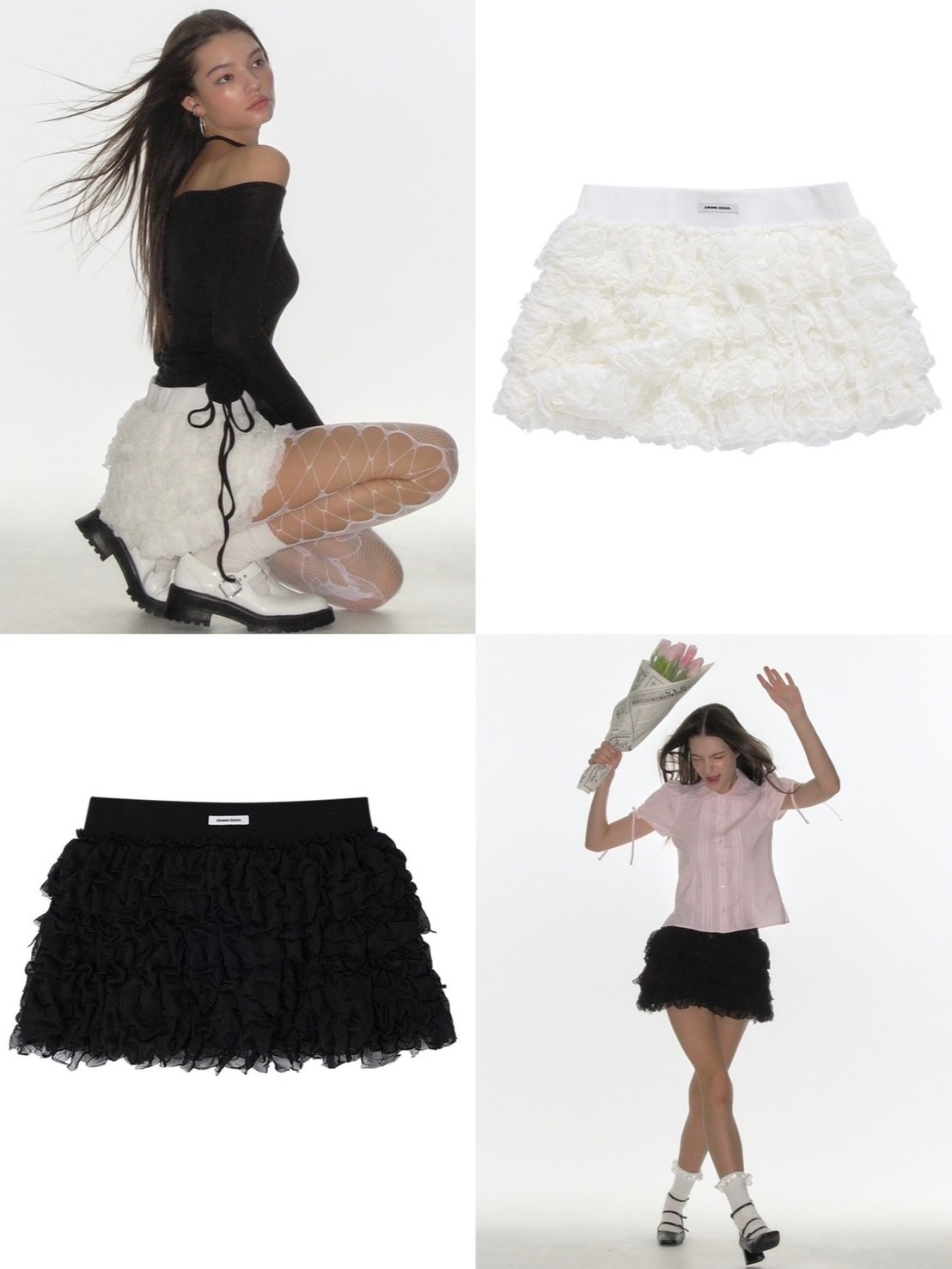 CRANK】CANCAN FRILL MINI SKIRT | OUR BRAND,CRANK | PRESSING WEB SHOP 