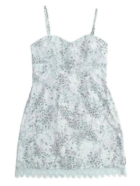 【running high】LACE POINT SLEEVELESS MINI DRESS