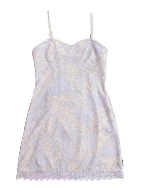 【running high】LACE POINT SLEEVELESS MINI DRESS