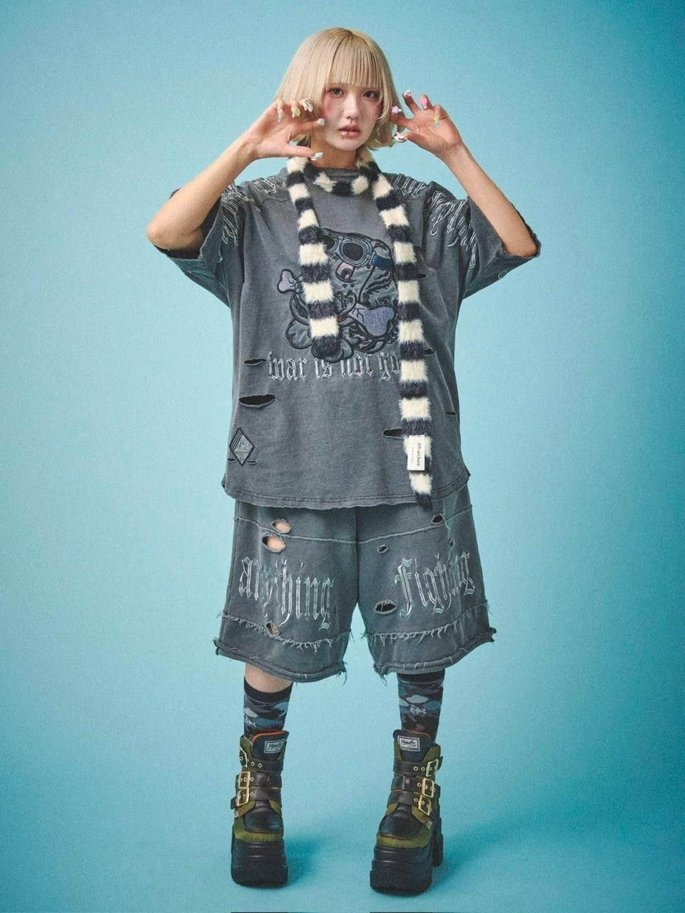 【GALFY】病みに染まりし反戦Tシャツ