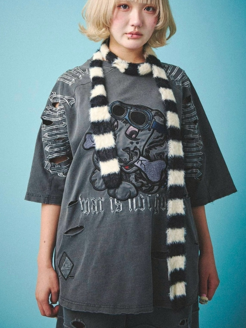 【GALFY】病みに染まりし反戦Tシャツ