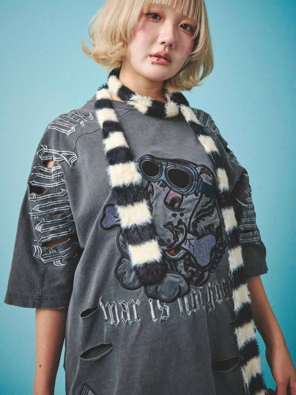 【GALFY】病みに染まりし反戦Tシャツ