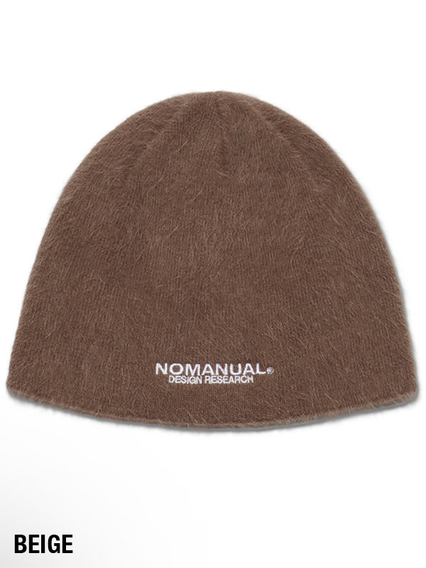 [NOMANUAL] NM HAIRY BEANIE TWS ドフン 着用 ☆TWS ドフン 着用！！【NOMANUAL】NM HAIRY BEANIE - BLACK