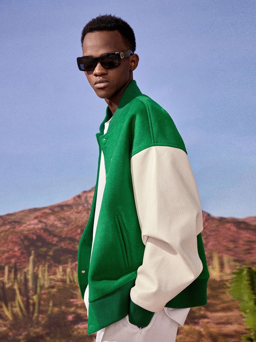 A FEW GOOD KIDS】WOOLEN BASEBALL LOGO JACKET | OUR BRAND,A