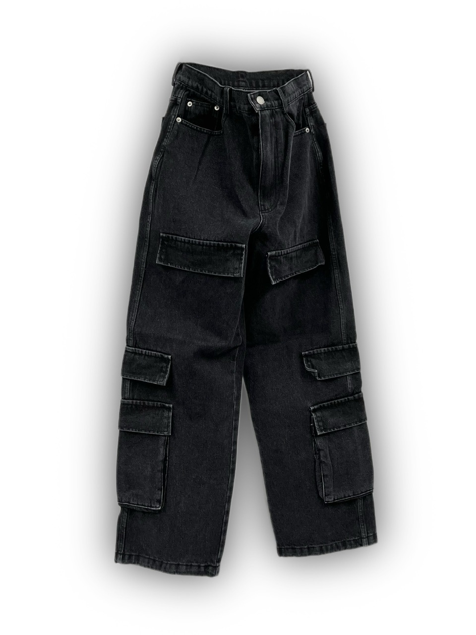 受注制【XU DOG】pocket denim pants (2color)