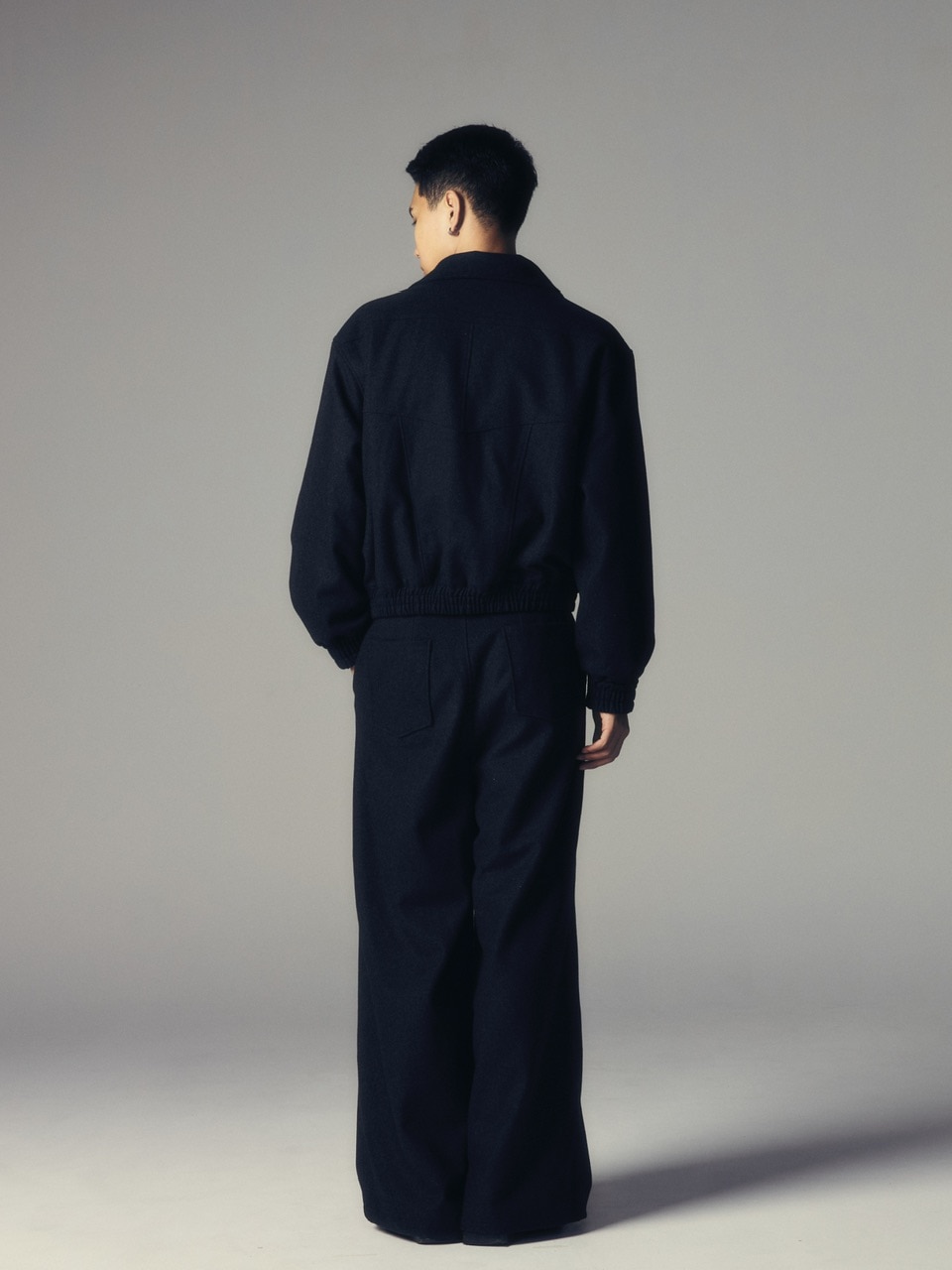【CS】two tuck wool wide trousers / 1 CS】two tuck wool wide trousers | OUR BRAND,Chikashitsu +,CS