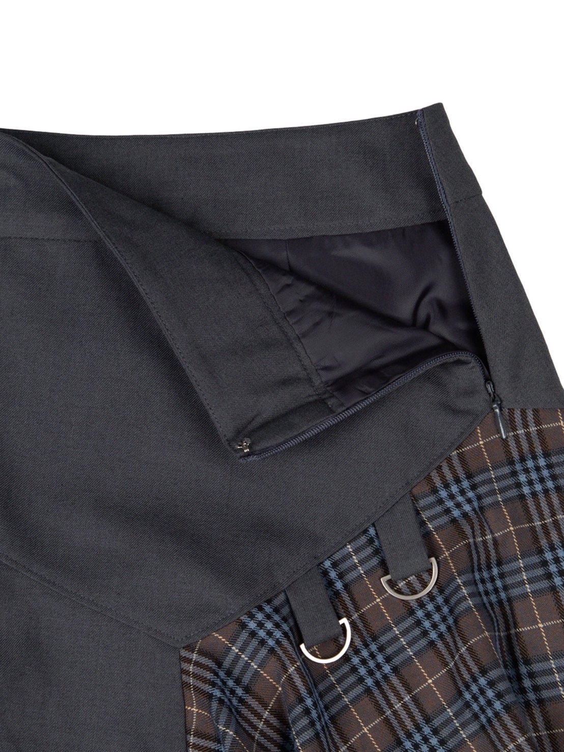 【TUOMIO】LAYERED ASYMMETRIC SKIRT / 【トゥオミオ】レイヤードアシンメトリースカート