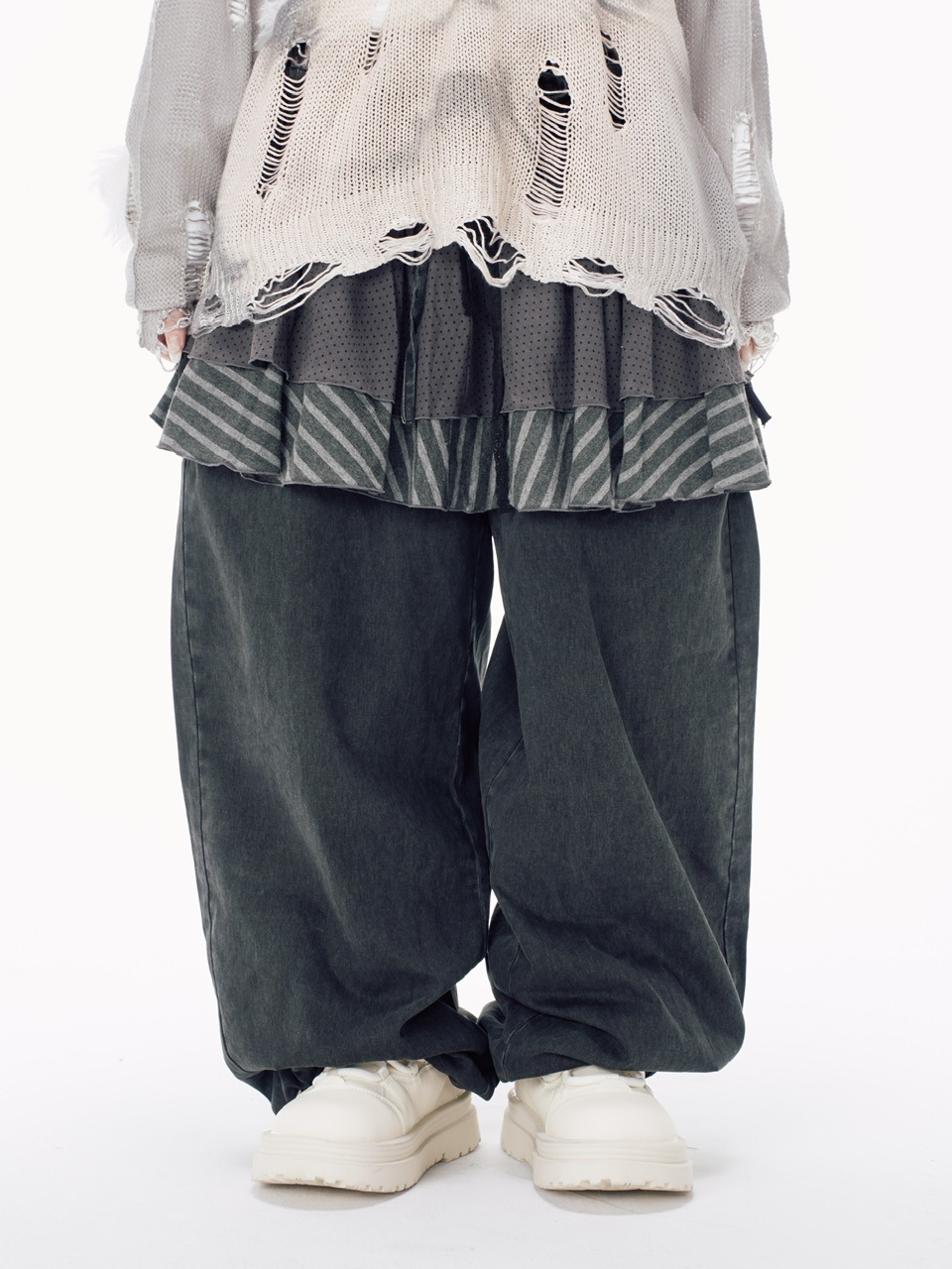 受注制【Nerd out XU】 round puffer boots / 【ナードアウトエックスユー】ラウンドパフブーツ (2color)