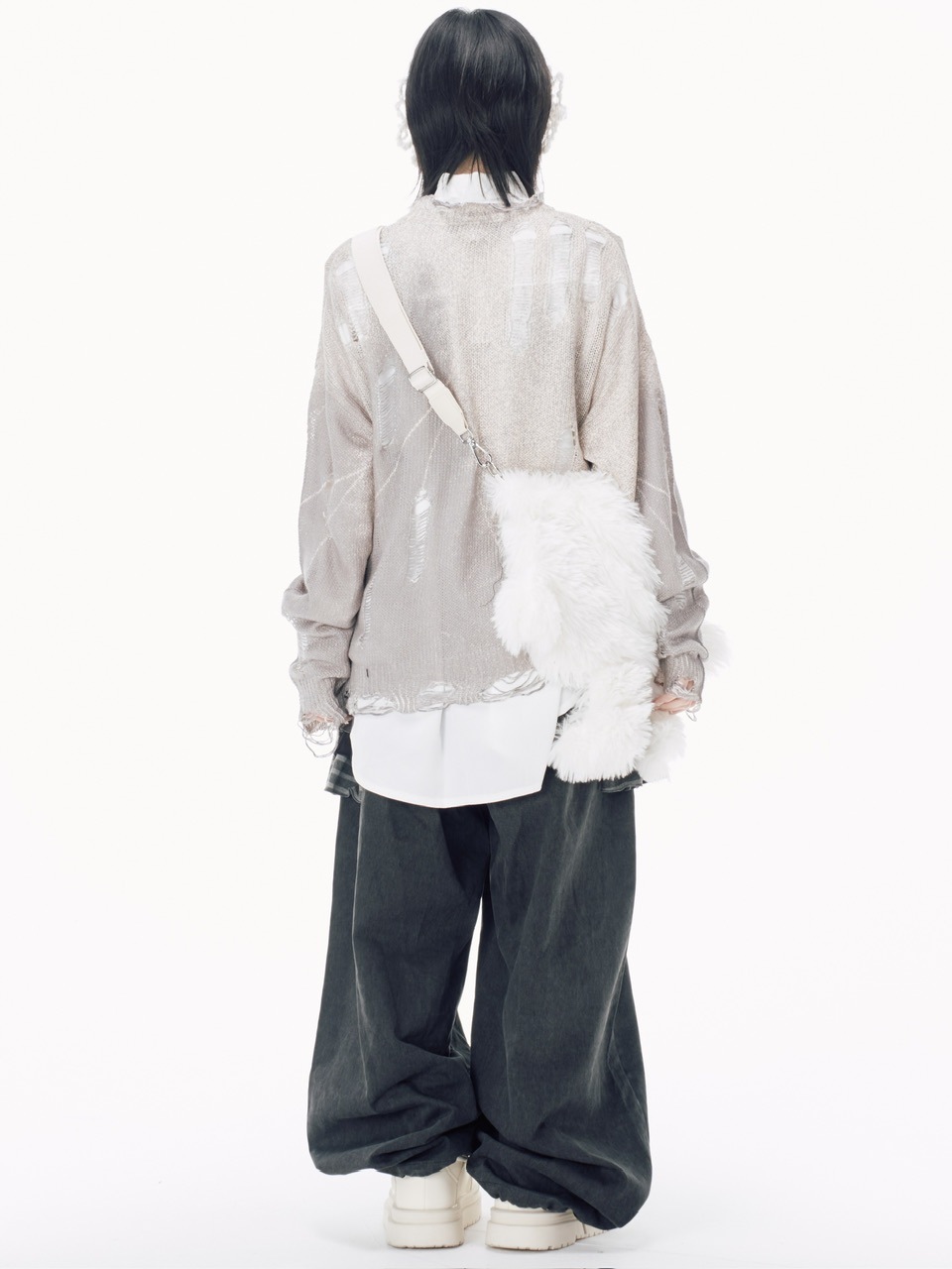 受注制【Nerd out XU】 round puffer boots / 【ナードアウトエックスユー】ラウンドパフブーツ (2color)