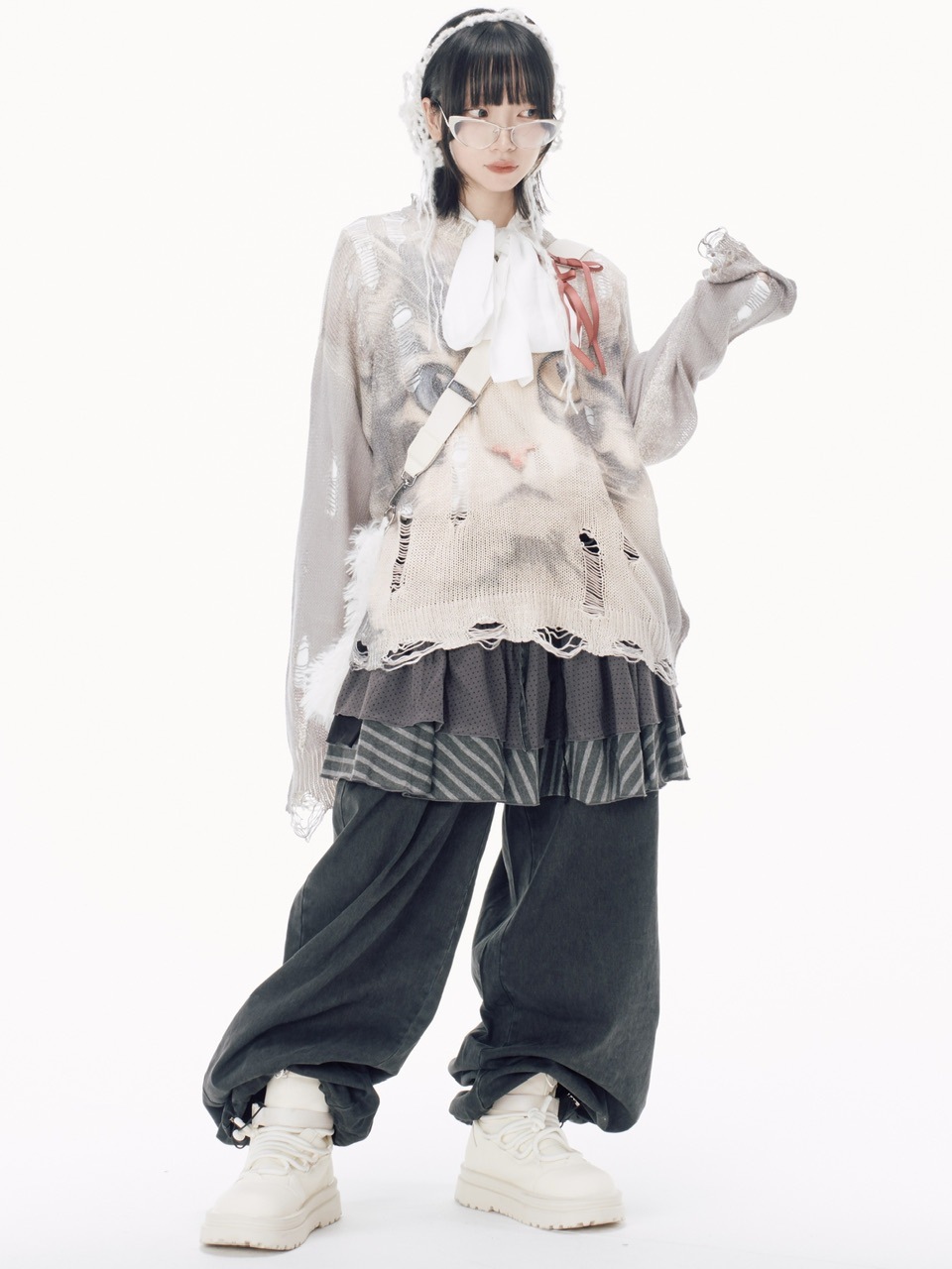 受注制【Nerd out XU】 round puffer boots / 【ナードアウトエックスユー】ラウンドパフブーツ (2color)