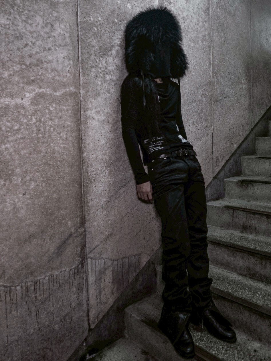 SUNDAY OFF CLUB】WAXED STRAIGHT LEG JEANS | OUR BRAND,SUNDAY OFF