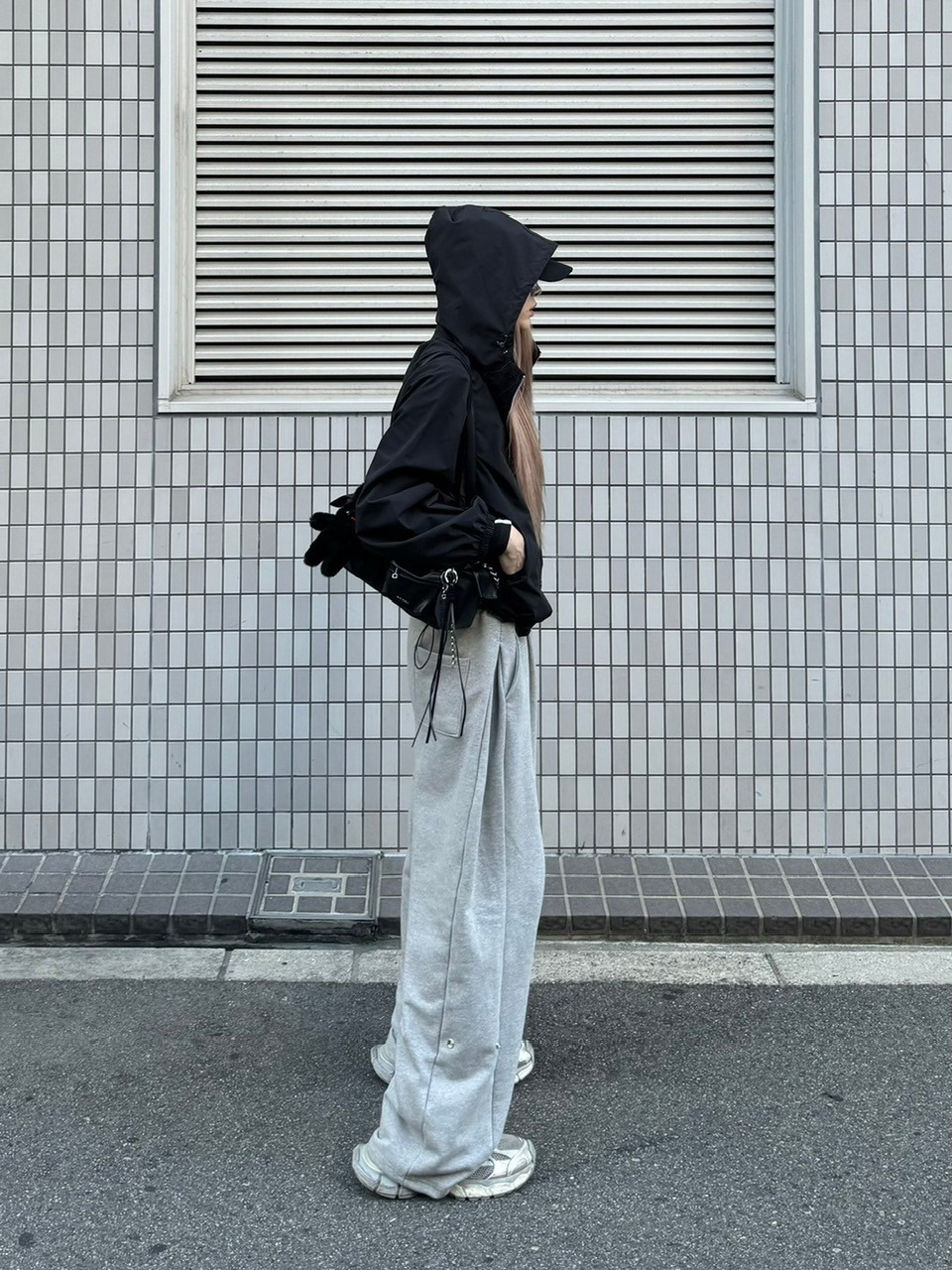 受注制【Chikashitsu +】snap button buggy sweat pants (3color) / 【チカシツプラス】スナップボタンバギースウェットパンツ