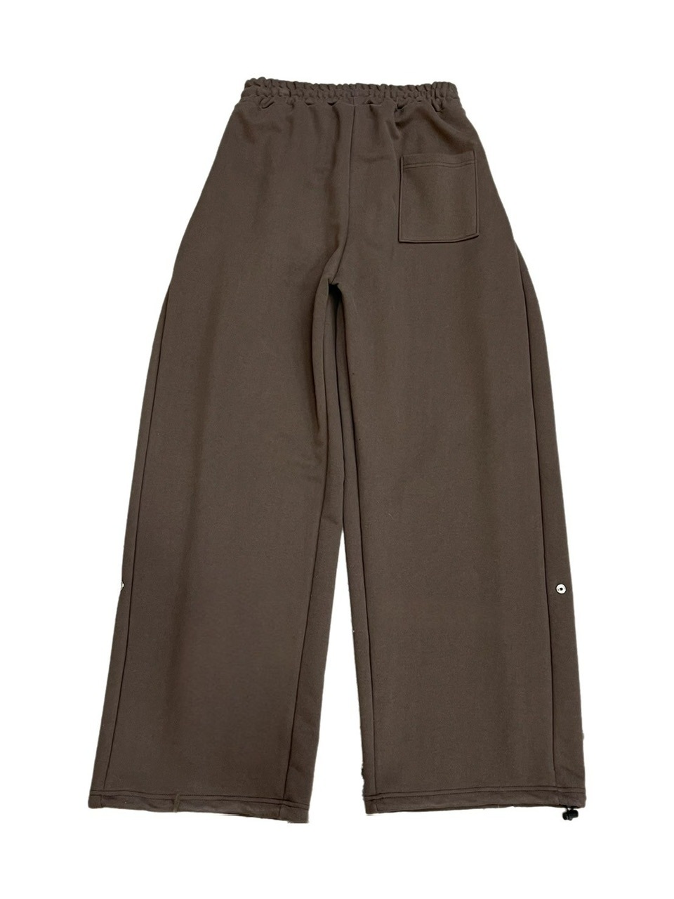 【HUECLOSET】送料・関税込★Back Snap Pants Woven Label Relax Sweat Pants - Black – LÝFT