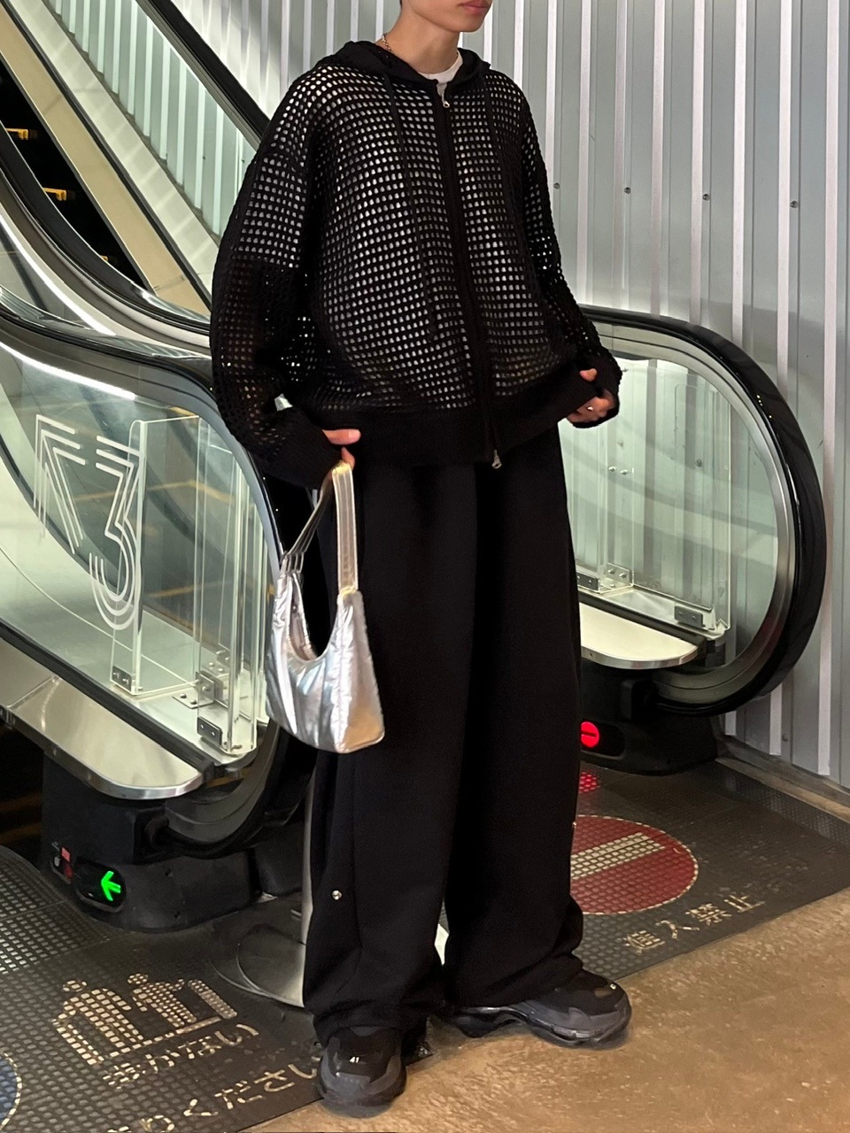 受注制【Chikashitsu +】snap button buggy sweat pants (3color) / 【チカシツプラス】スナップボタンバギースウェットパンツ