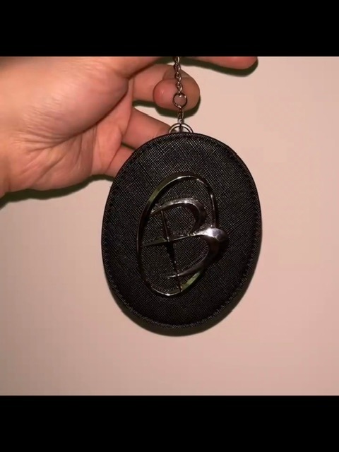 ショルダーバッグ・ポシェット ^BLACKPURPLE^ Accent card holder key ring black white A00103 BLACK PURPLE】Accent card holder key ring | OUR BRAND,BLACK