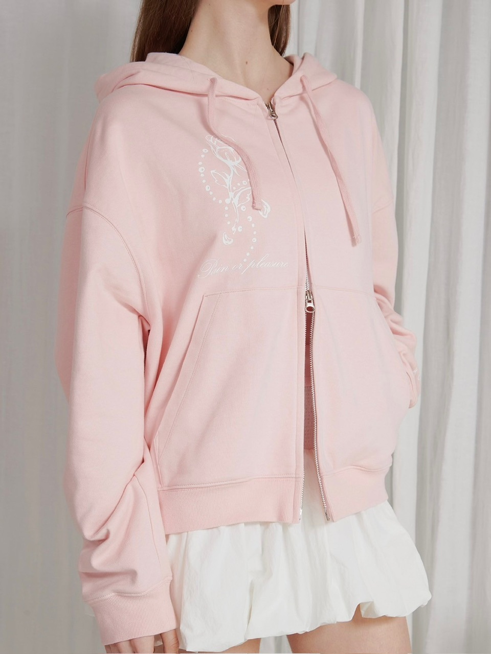 トップス Zip Up Hooded Sweatshirt \"Washed Pink\" 楽天市場】【公式ショップ】WASHED ZIP UP HOODIE Onitsuka Tiger