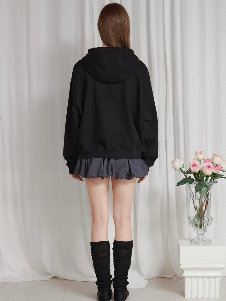 PAIN OR PLEASURE】ROSE 2WAY HOOD ZIP UP | OUR BRAND,PAIN OR