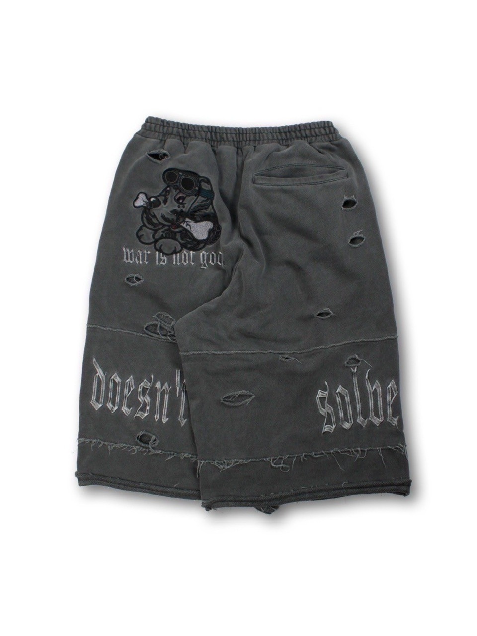 GALFY 病みに染まりしTシャツ パンツ セットアップ 黒 上L下XL GALFY】病みに染まりし反戦パンツ | OUR BRAND,GALFY | PRESSING