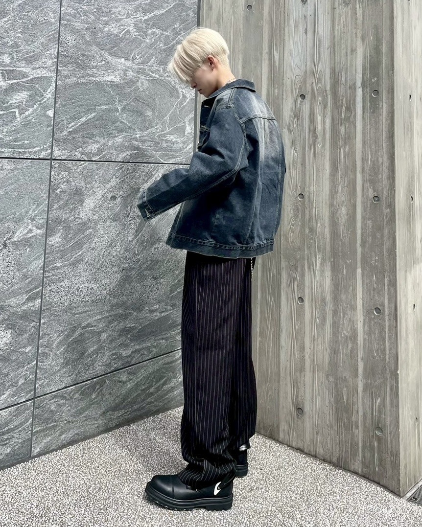 受注制【nmtc +】stripe slacks (2color)