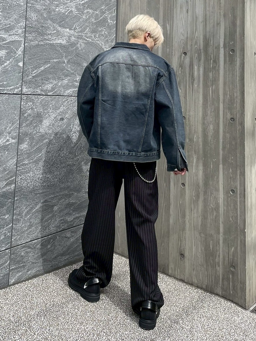 受注制【nmtc +】stripe slacks (2color)