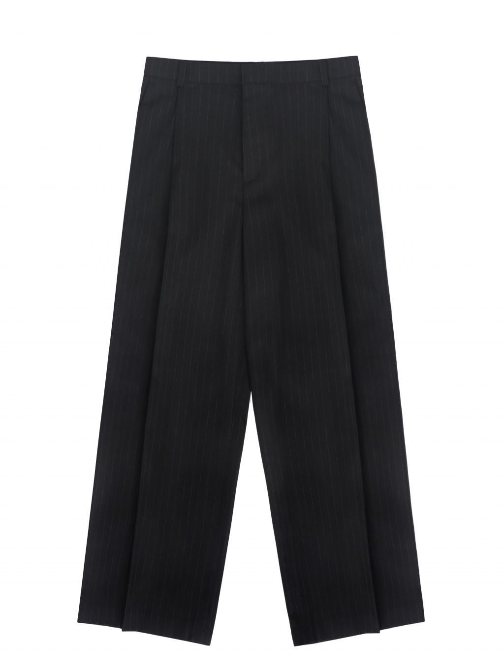 パンツ ROCKCAKE Harper Stripe One Tuck Slacks Brown RC24PT07400 ROCK CAKE】Harper Stripe One Tuck Slacks | OUR BRAND,ROCK