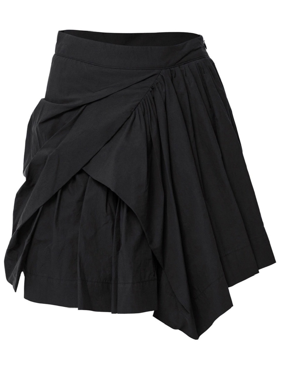 韓国発!【FLARE UP】Asymmetrical Draped Layered Skirt FLAREUP】Asymmetrical Draped Layered Skirt | OUR BRAND