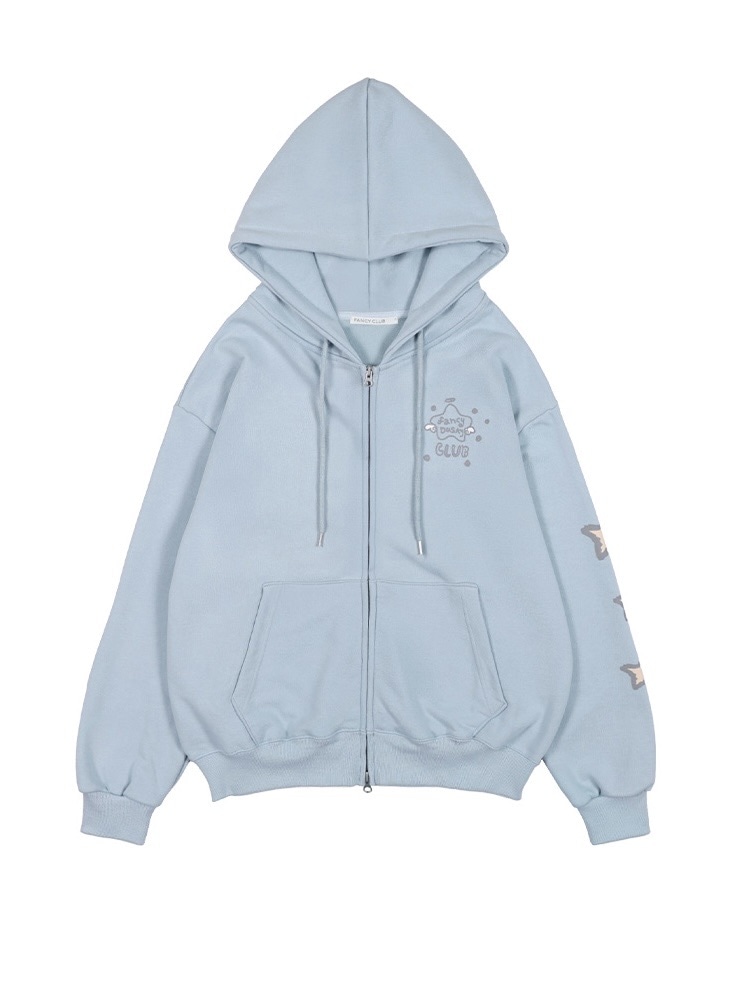 あちゃちゅむ ジップパーカー 石像 あちゃちゅむ ジップパーカー 石像
