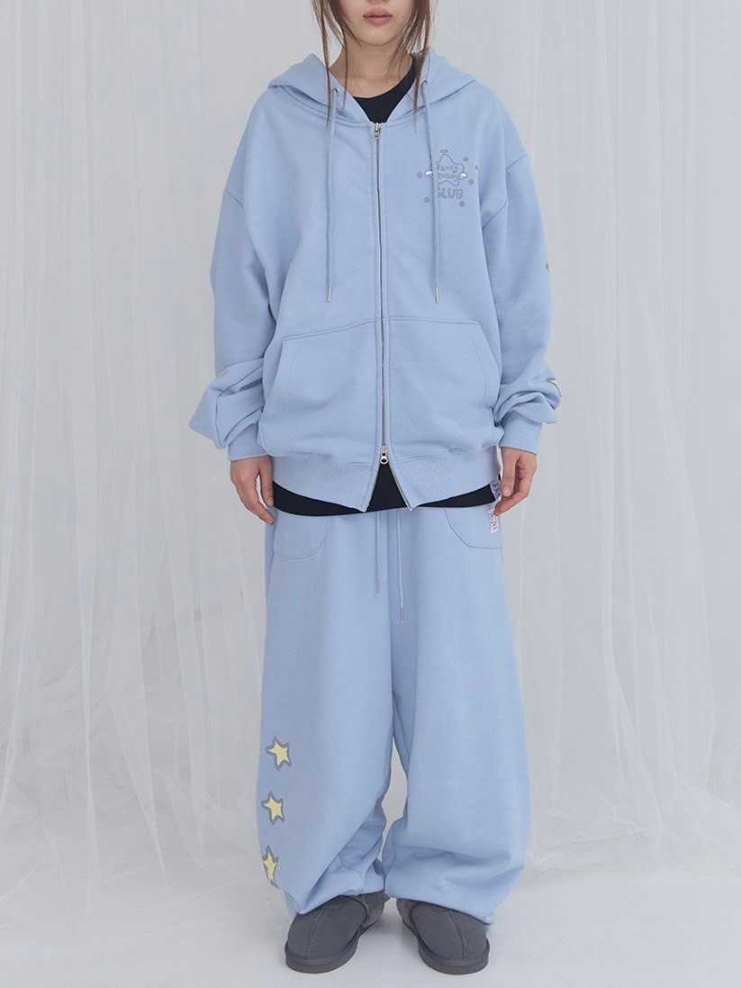FANCY X DUSTY】DEVIL & ANGEL PRINTED HOODED ZIP-UP
