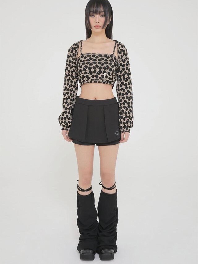 【Uglyshadow】SHIRRING LEG WARMER