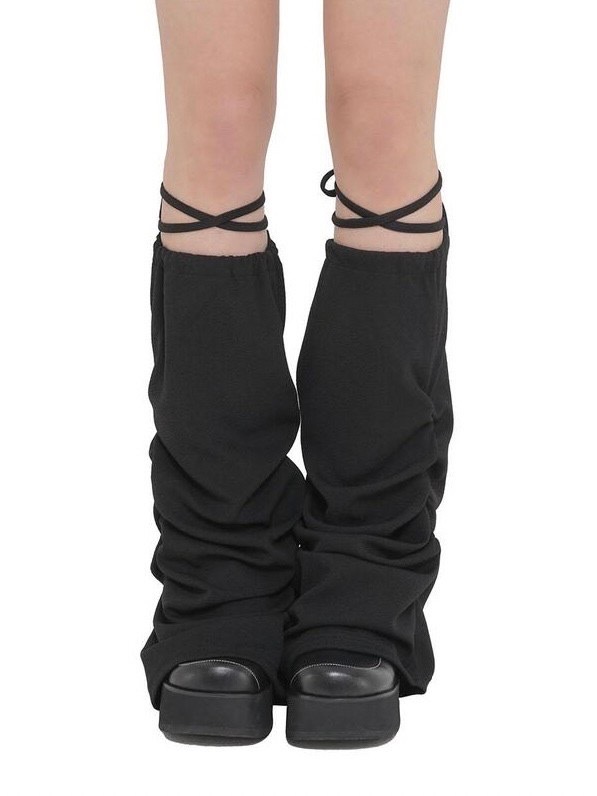 【Uglyshadow】SHIRRING LEG WARMER