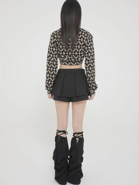 【Uglyshadow】SHIRRING LEG WARMER