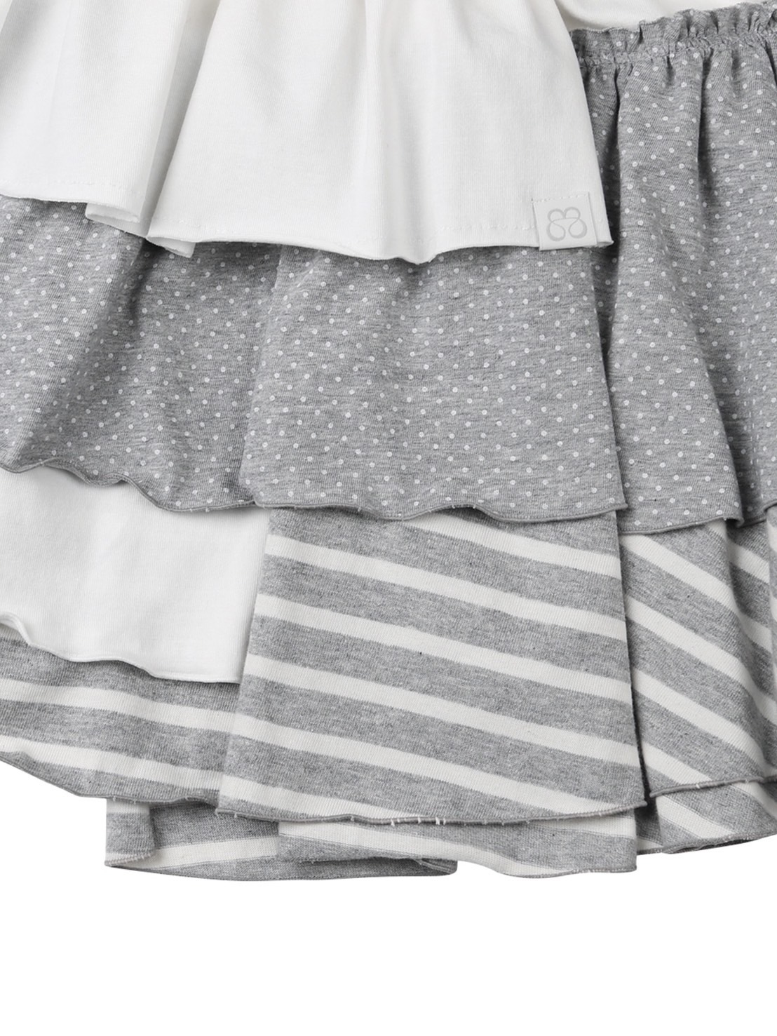 【TUOMIO】BANDED LAYERED SKIRT / 【トゥオミオ】バンディッドレイヤードスカート