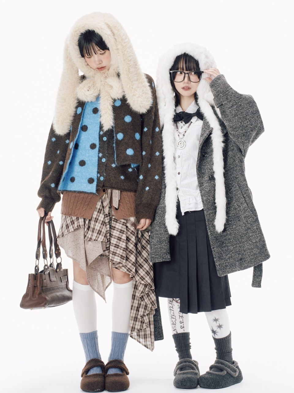 【Nerd out XU】stand collar over coat / 【ナードアウトエックスユー】スタンドカラーオーバーコート