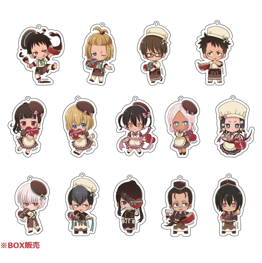 Tvアニメ 炎炎ノ消防隊 バレンタイン アクリルキーホルダー グッズ プリカフェ Tvアニメ 炎炎ノ消防隊 バレンタイン アクリルキーホルダー グッズ プリカフェ