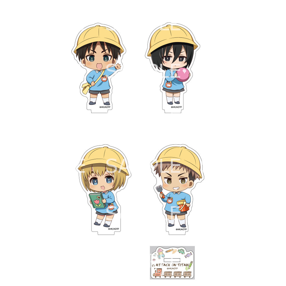 【 予約 07/07 発送予定】 進撃の巨人 アクリルスタンド(園児)BOX A ※BOX販売 グッズ