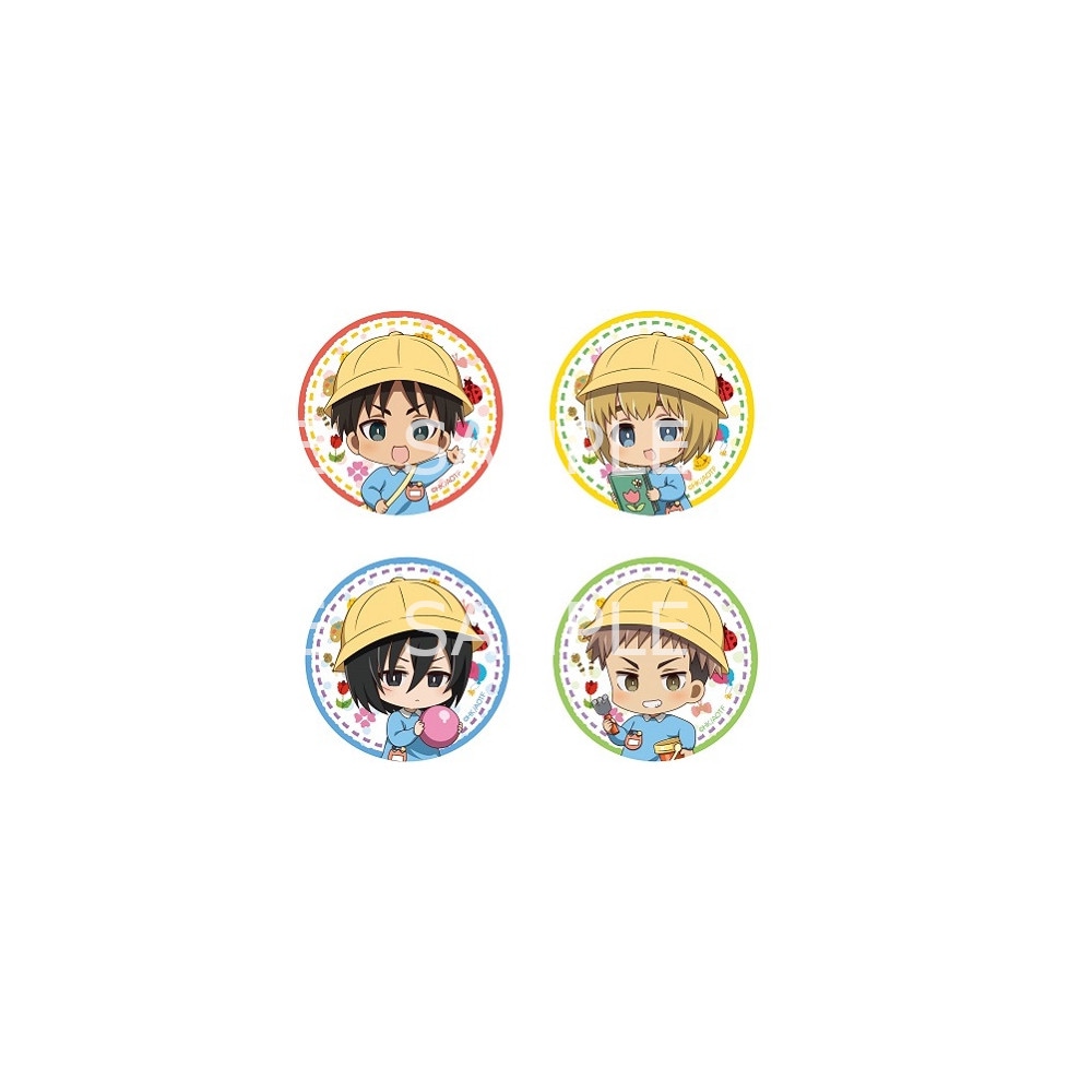 【 予約 07/07 発送予定】 進撃の巨人 缶バッジ (園児)BOX A ※BOX販売 グッズ