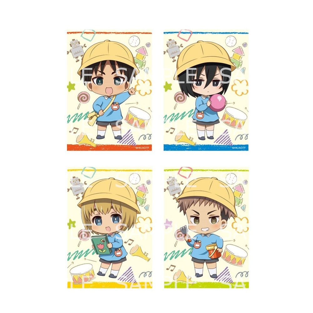 【 予約 08/04 発送予定】 進撃の巨人 ブロマイド(園児) A グッズ