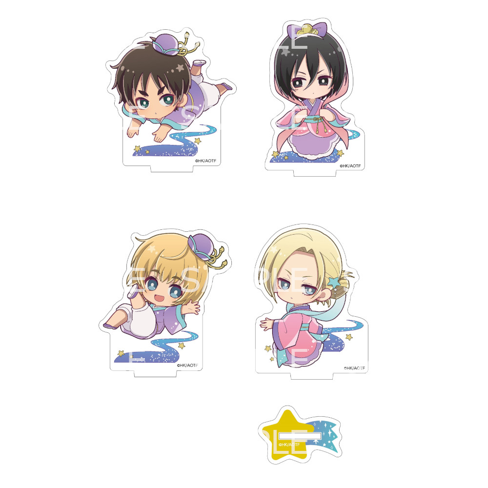 【 予約 08/11 発送予定】 進撃の巨人 アクリルスタンド(七夕) BOX A ※BOX販売 グッズ