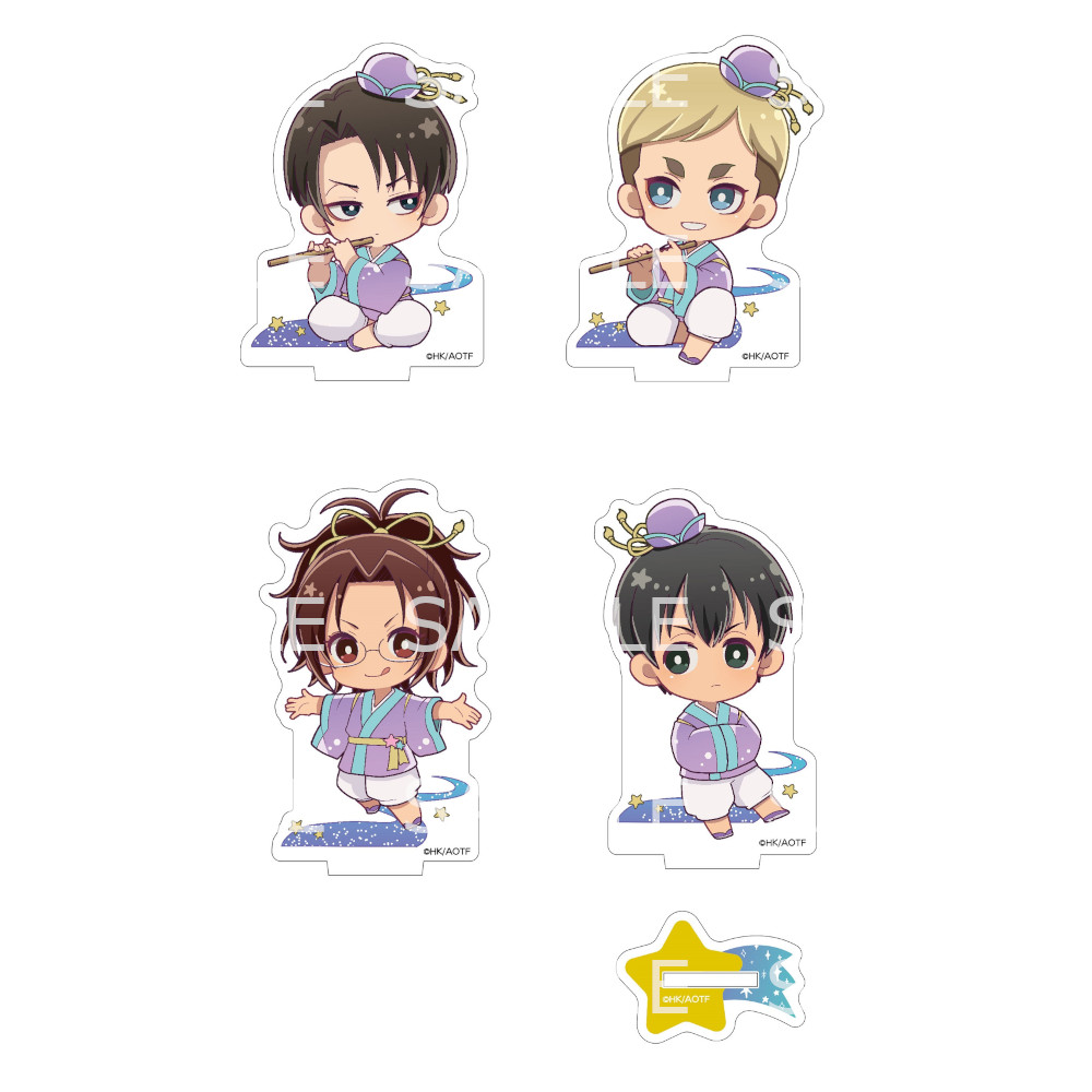 【 予約 08/11 発送予定】 進撃の巨人 アクリルスタンド(七夕) BOX B ※BOX販売 グッズ