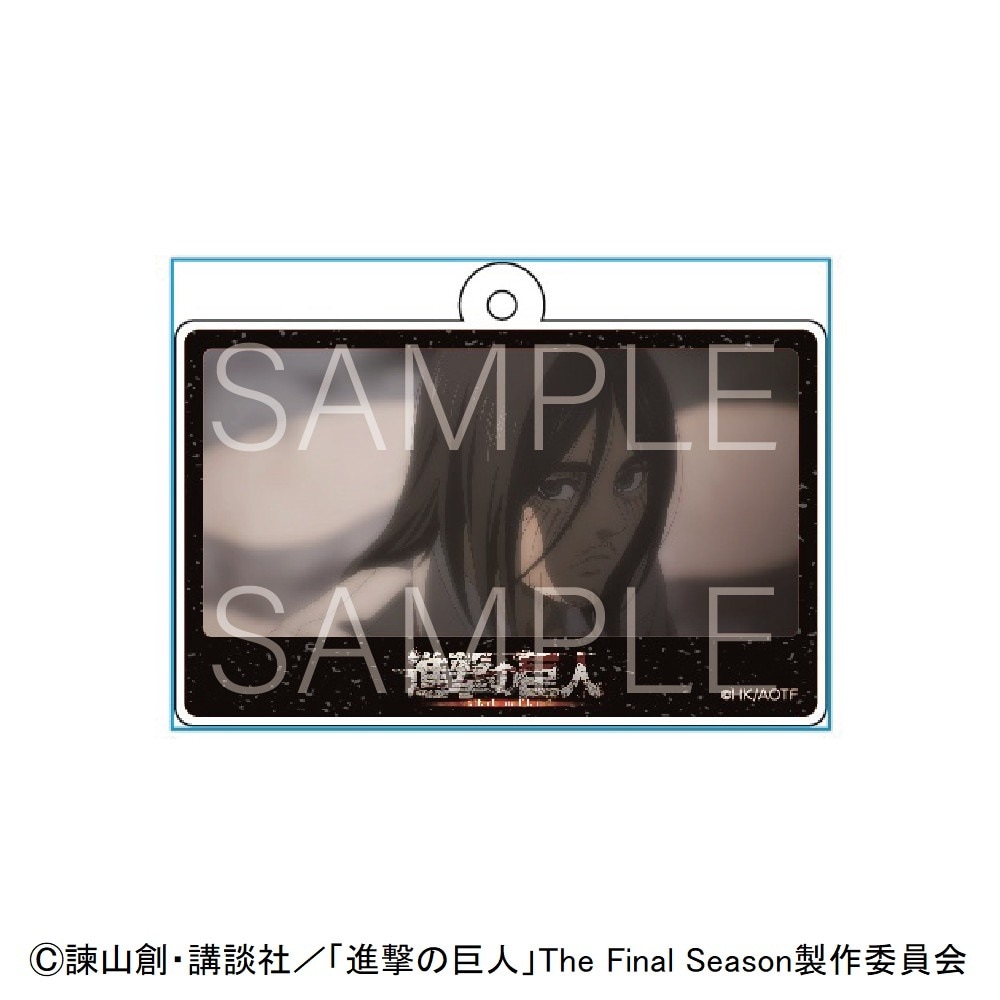【 02/17 発送予定】 進撃の巨人 スクエアキーホルダー エレン グッズ