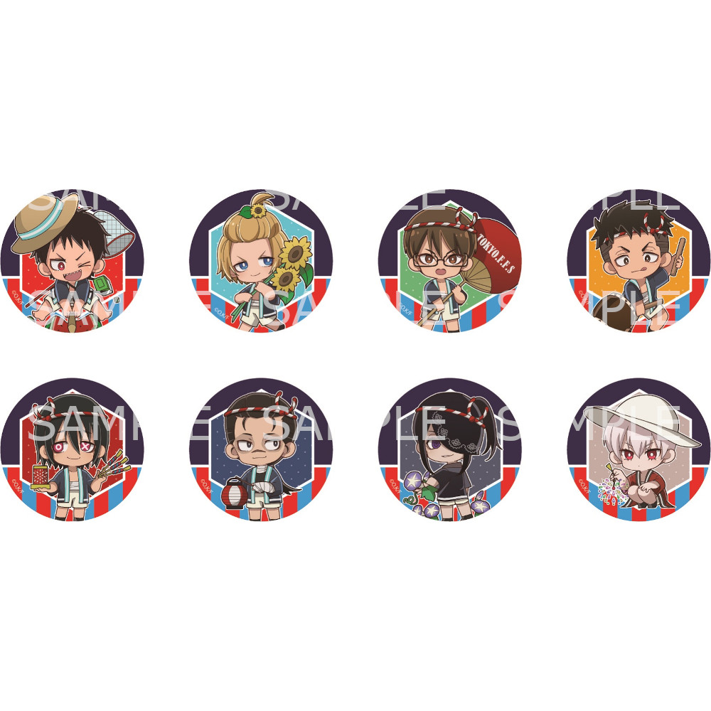 【 予約 06/11 発送予定】 TVアニメ「炎炎ノ消防隊」 缶バッジ 夏休みVer. ※ブラインド販売 グッズ