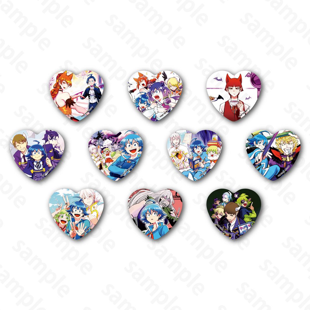 魔入りました入間くん 魔入間 ハート缶バッジ　入間　悪周期 魔入りました！入間くん in NAMJATOWN 悪魔級魔茶会 ハート缶