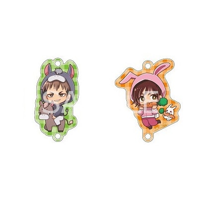 【予約 12/02 発送予定】 進撃の巨人 連結チャーム (ケモミミパーカー) ジャン・サシャ グッズ