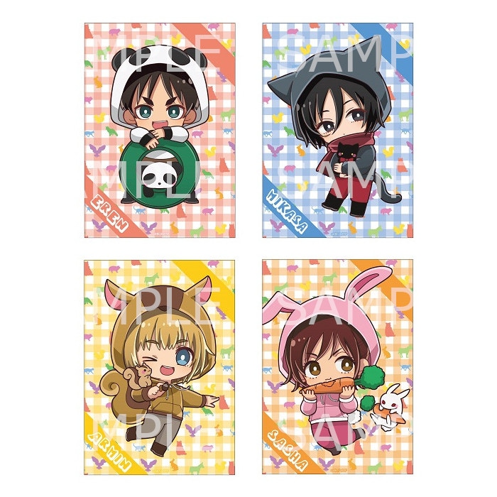 【 予約 06/09 発送予定】 進撃の巨人 ブロマイド (ケモミミパーカー) A グッズ