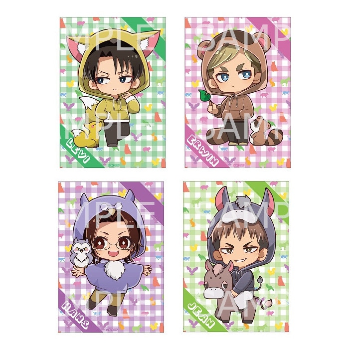 【 予約 07/07 発送予定】 進撃の巨人 ブロマイド (ケモミミパーカー) B グッズ